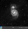 Bild 292 kB: m51 mit Supernova