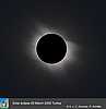 Bild 209 kB: Sonnenkorona Farbaufnahme 