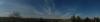 Bild 198 kB: Panorama Beobachtungsplatz in der partiellen Phase