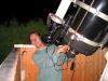 Bild 100kB: Die Kamera Canon Eos5D am Genesis-Refraktor unserer Sternwarte